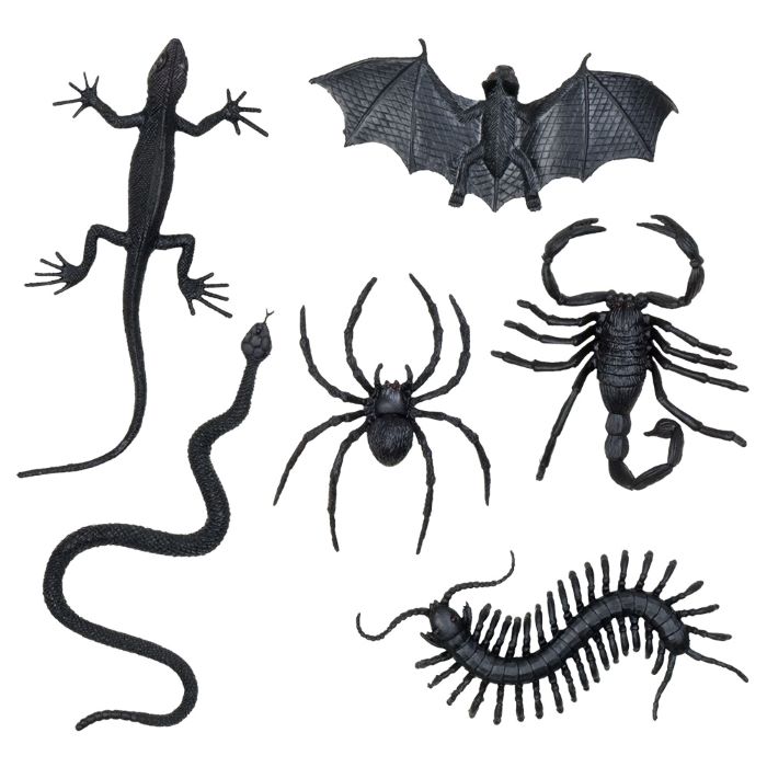 Uhyggelige Sorte Halloween Kryb - Skræmmende Dekorationer