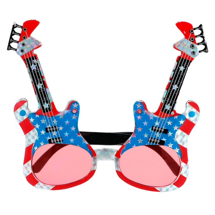 USA Rockguitar Briller til Festlige Temaer