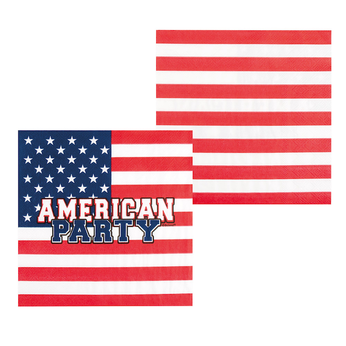 Usa Servietter 20x 33x33