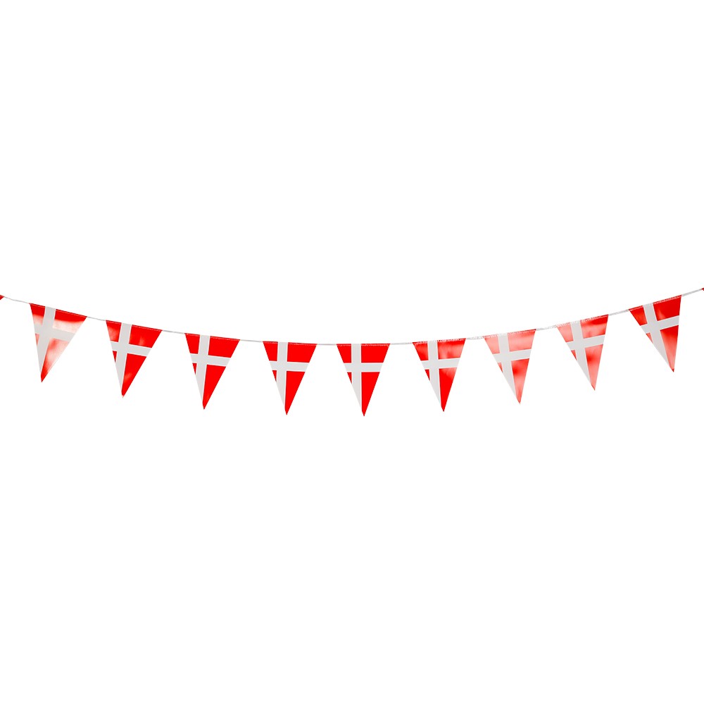 Dansk Vimpelbanner – 3,6 Meter til Festlige Begivenheder