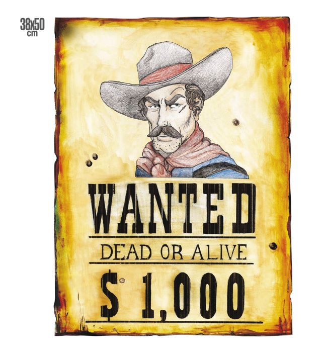 Western Cowboy Dusør Plakat - Fantastisk tilbud!