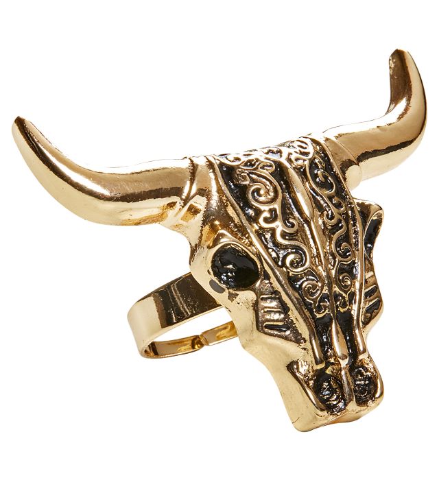 Western Cowboy Guld Ring - Fantastisk Tilbud!