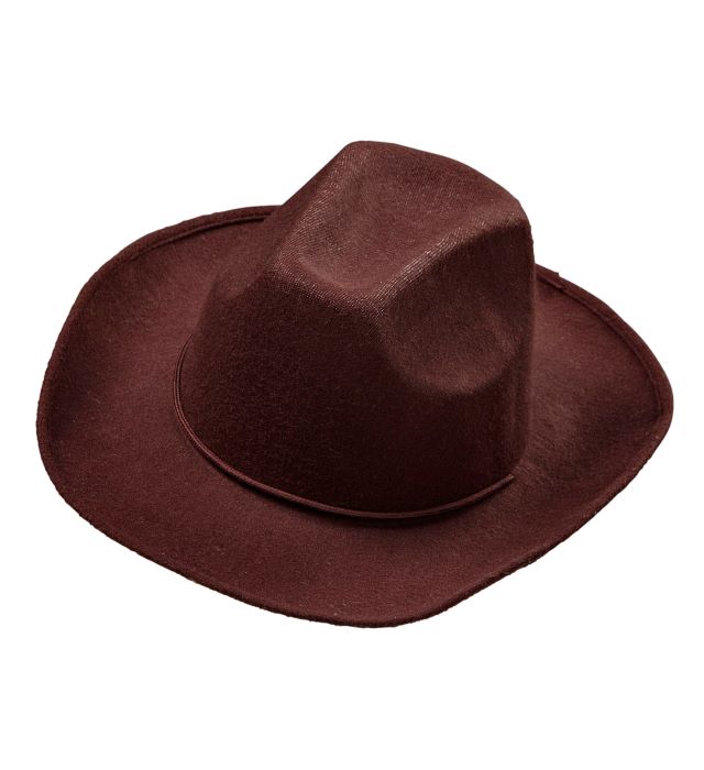 Brun Western Cowboy Hat - Fantastisk Tilbud!