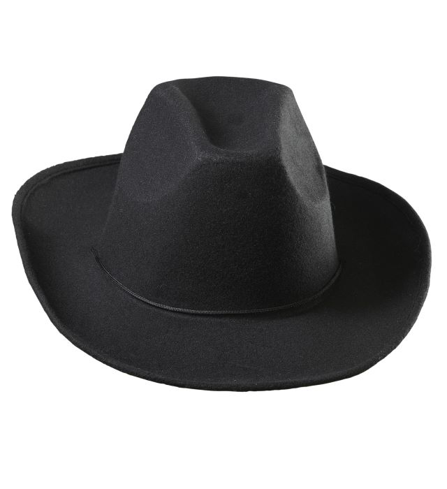 Sort Western Cowboy Hat - Fantastisk Tilbud!