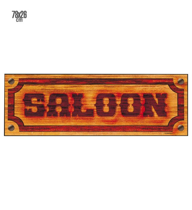 Western Salon Papir Skilt - Fantastisk tilbud!