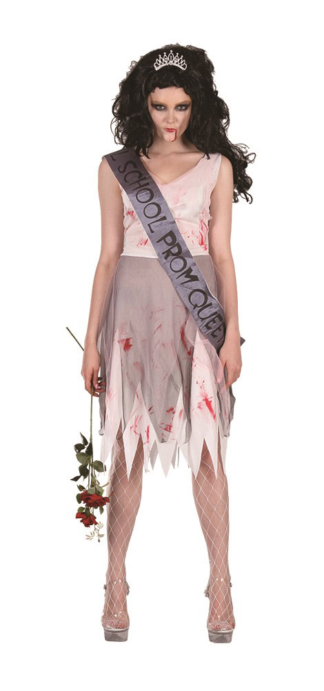 Zombie Teen Prom Kostume til Halloween Fest – Skræmmende Sjov!