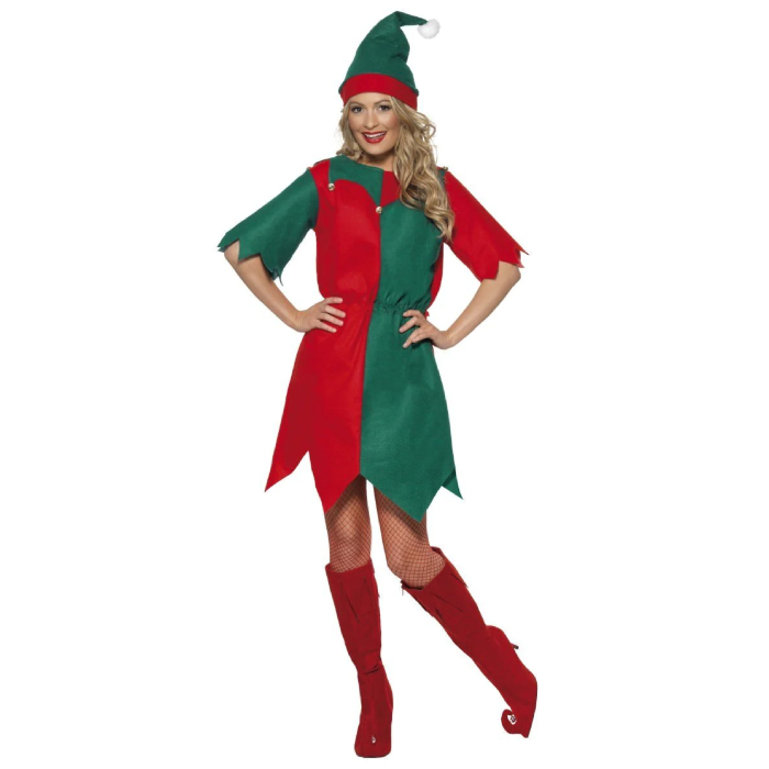 Alf Julekostume til Dame - Perfekt til Julefesten!