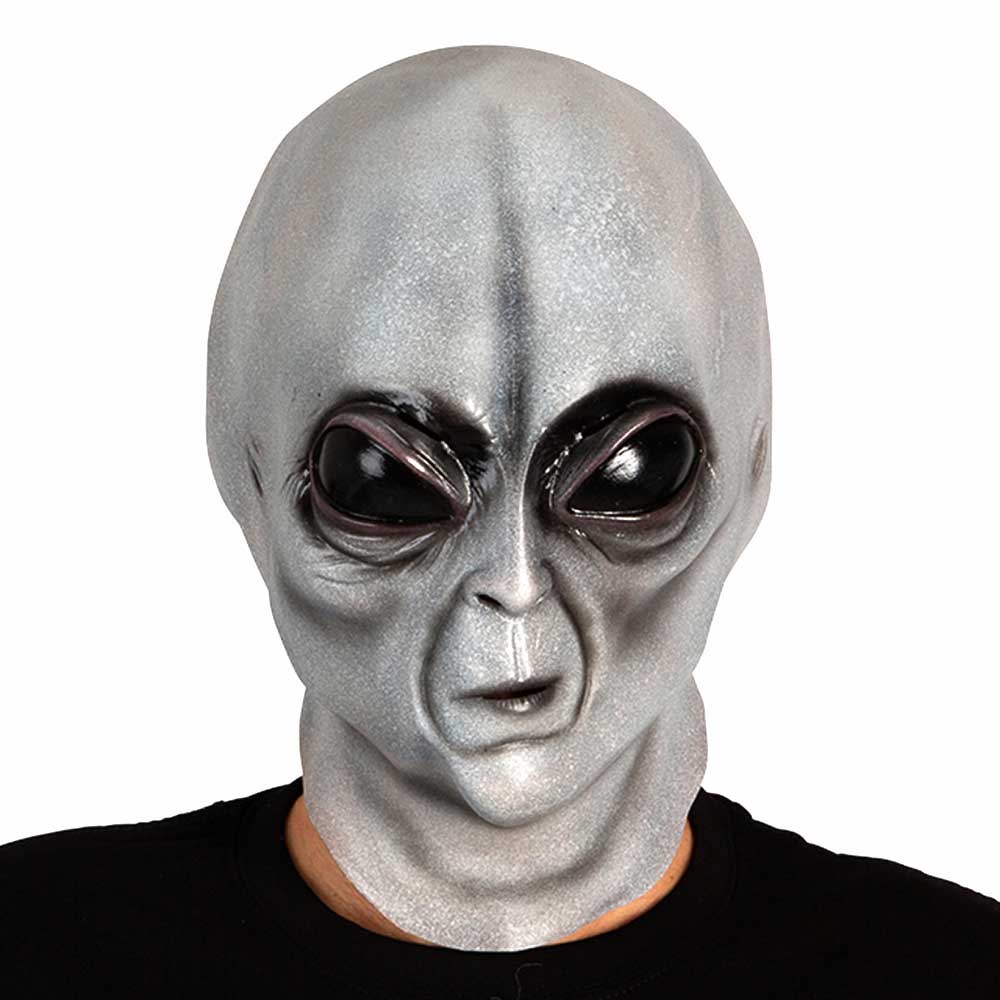 Skræmmende Alien Maske i Latex til Halloween Fest!