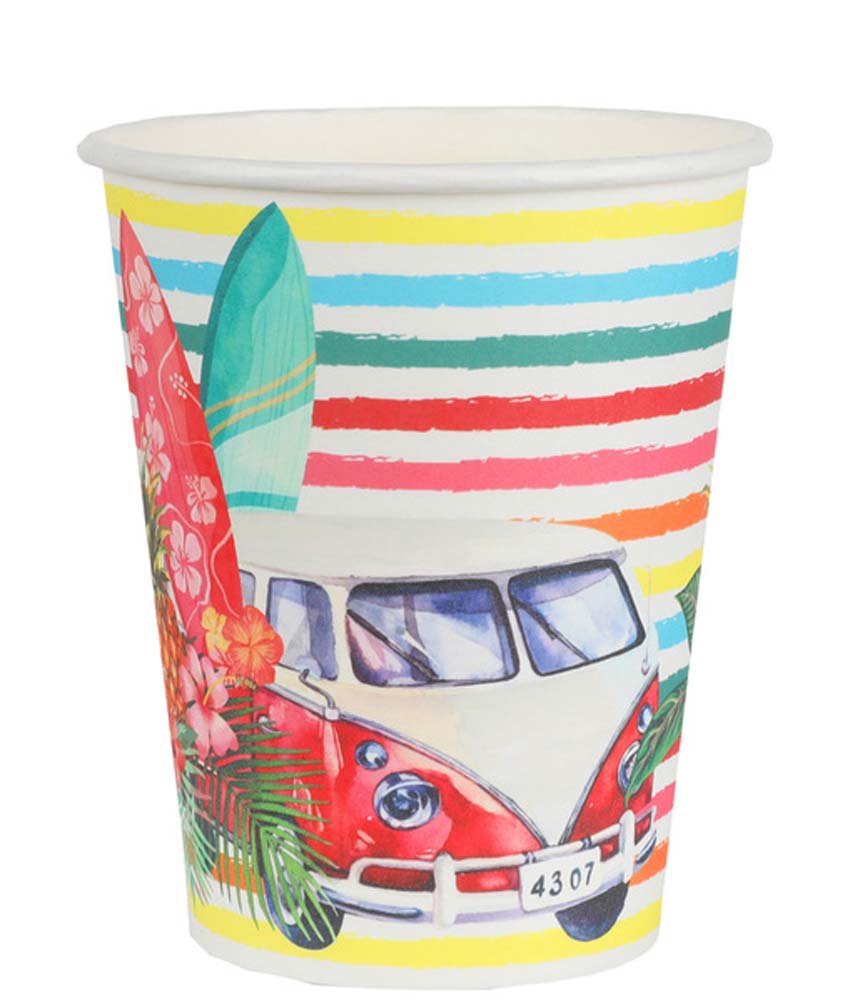 Aloha Hawaii Papkrus - 10 Stk til Temafest og Festivaler
