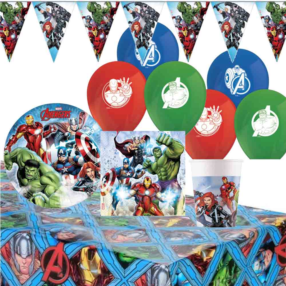 Avengers Festpakke til 8 – Uforglemmelig børnefødselsdag!