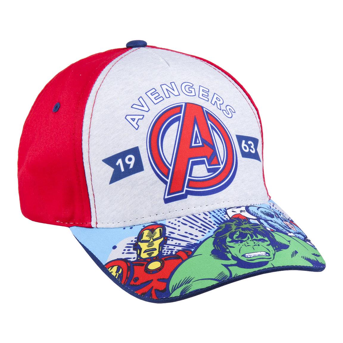 Avengers Kasket til Børn – Rød og Grå Superhelte Design