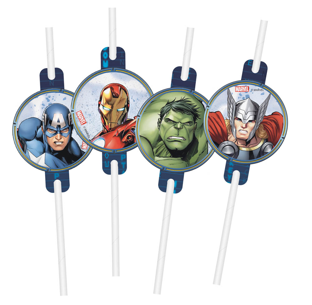 Avengers Papsugerør til Superhelte-festen – Uundgåelig Sjov!