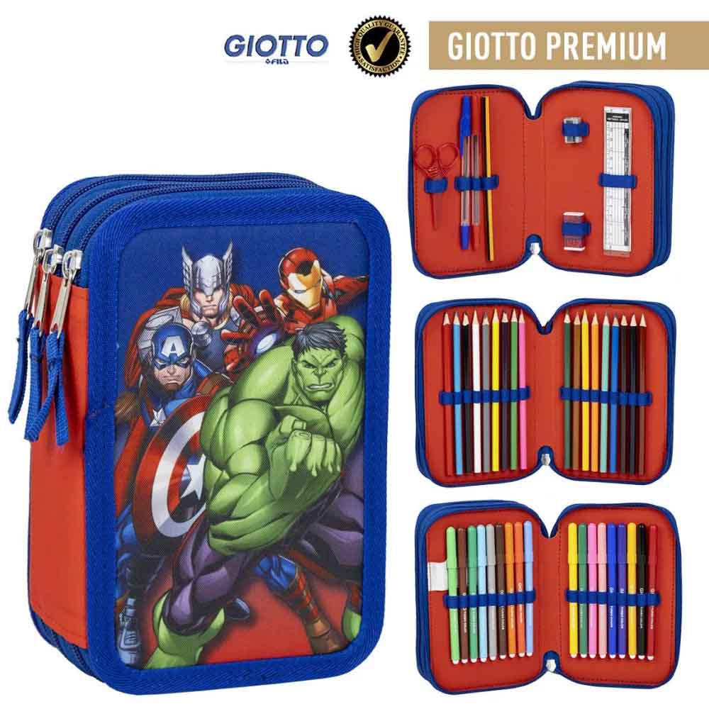 Avengers Penalhus med Skoleudstyr til Fans!