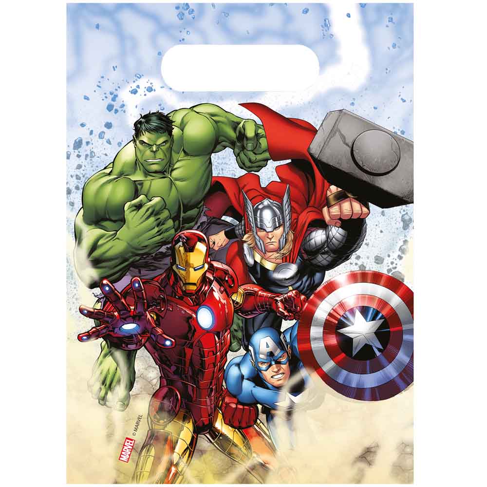 Avengers Slikposer – 6 Stk til Børnefester