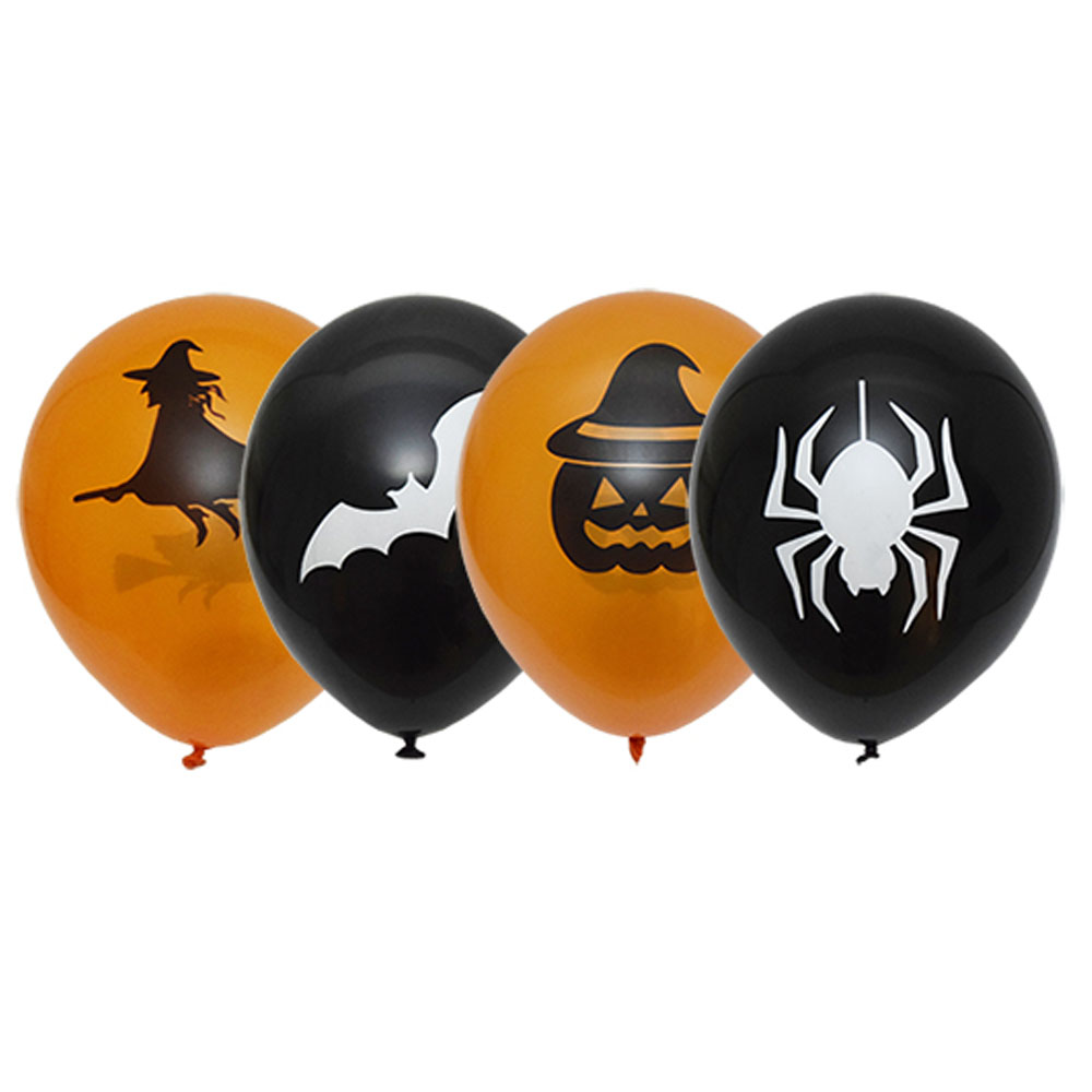 Skræmmende Halloween Balloner – 6 Stk til Uhyggelig Fest