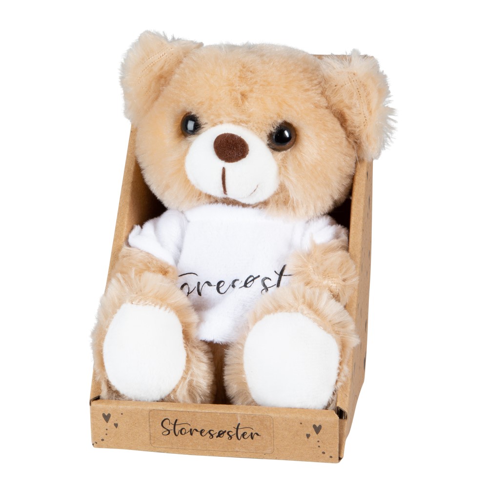 Sød Storesøster Bamse i Elegant Gaveæske - Den Perfekte Gave!
