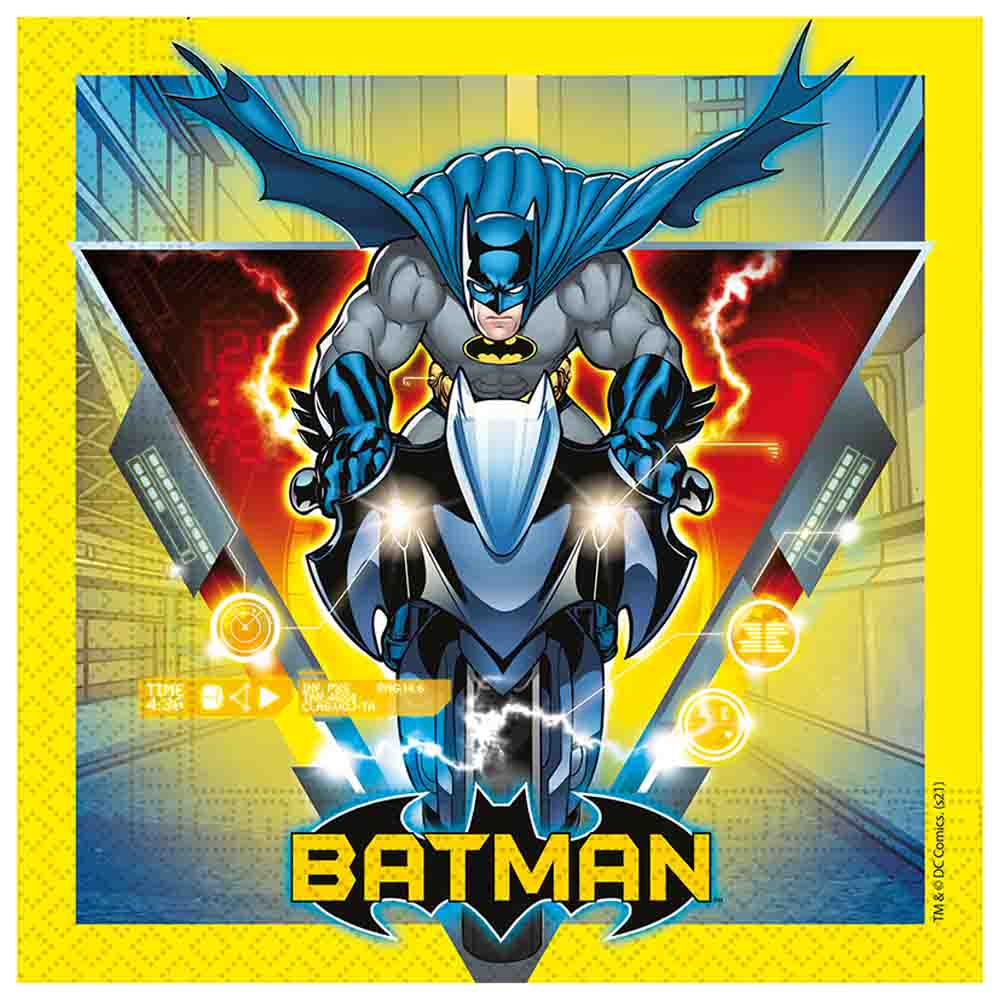 Batman Servietter - 20 stk til Fødselsdagsfest!