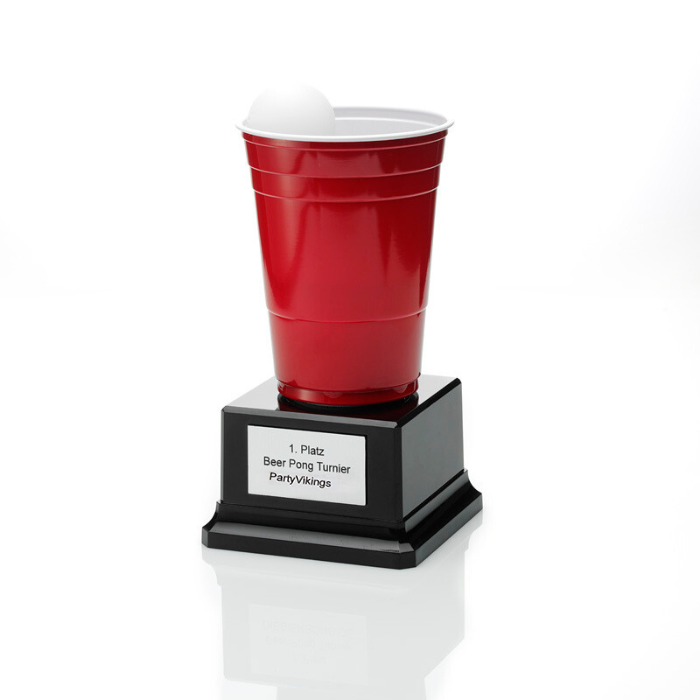 Unikt Beer Pong Trofæ til Turneringer - Bestil Nu!