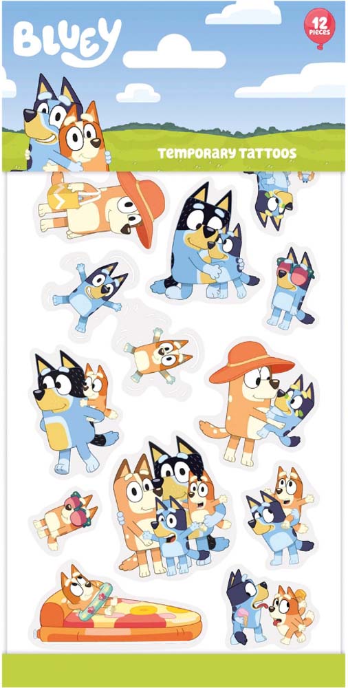Bluey Festtatoveringer – 13 Sjove Midlertidige Tatoveringer!