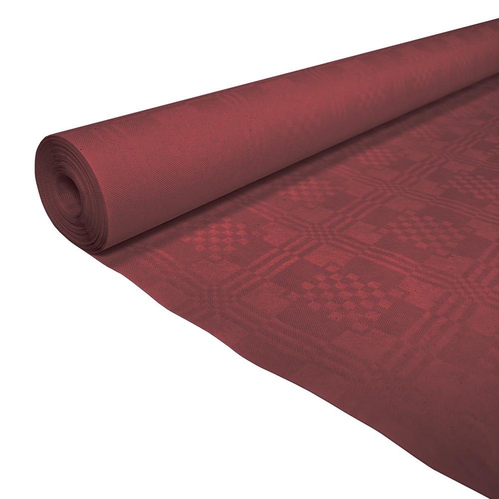 Elegant Bordeaux Papir Rulledug til Festlige Anledninger