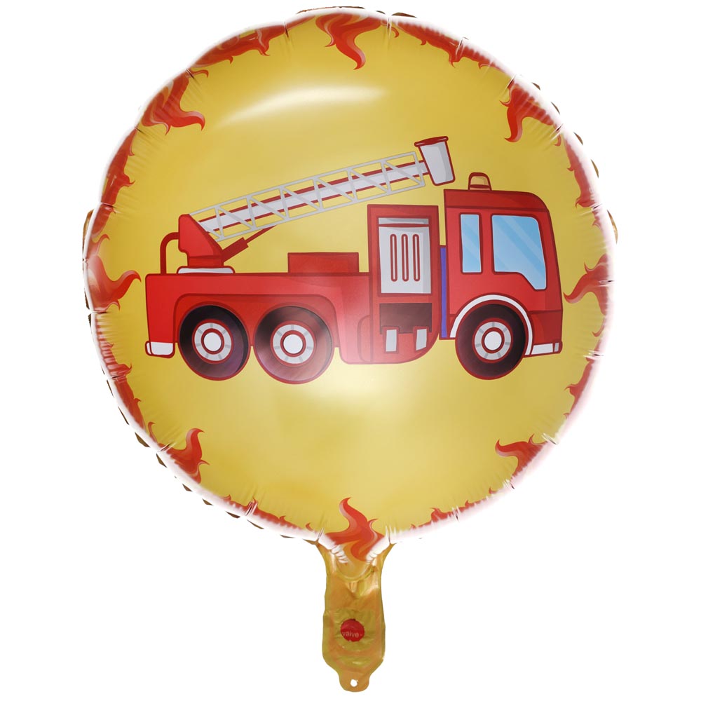 Gul Brandmand Folieballon – Festlig Dekoration til Fødselsdag