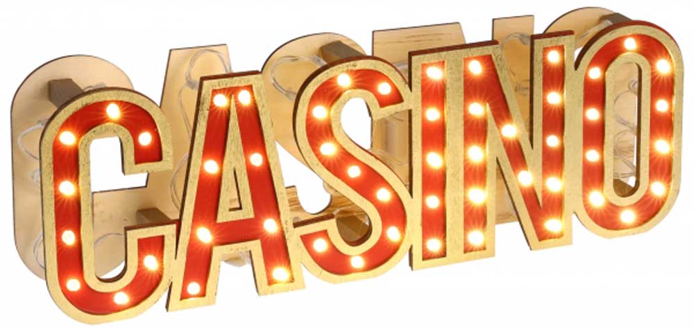 Elegant LED Skilt til Casino Aften – Skab Feststemning!