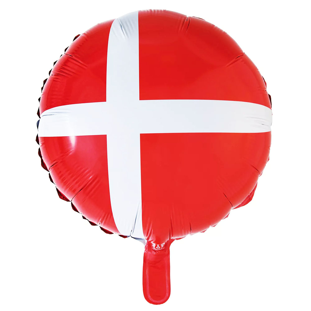 Danish Heliumballon med Dannebrog til Festlige Fejringer