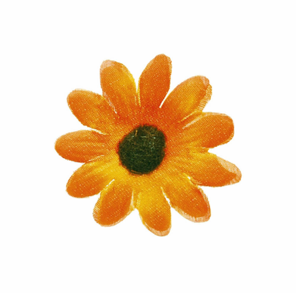 Festlige Orange Deko Blomster – 24 Stk til Dekoration
