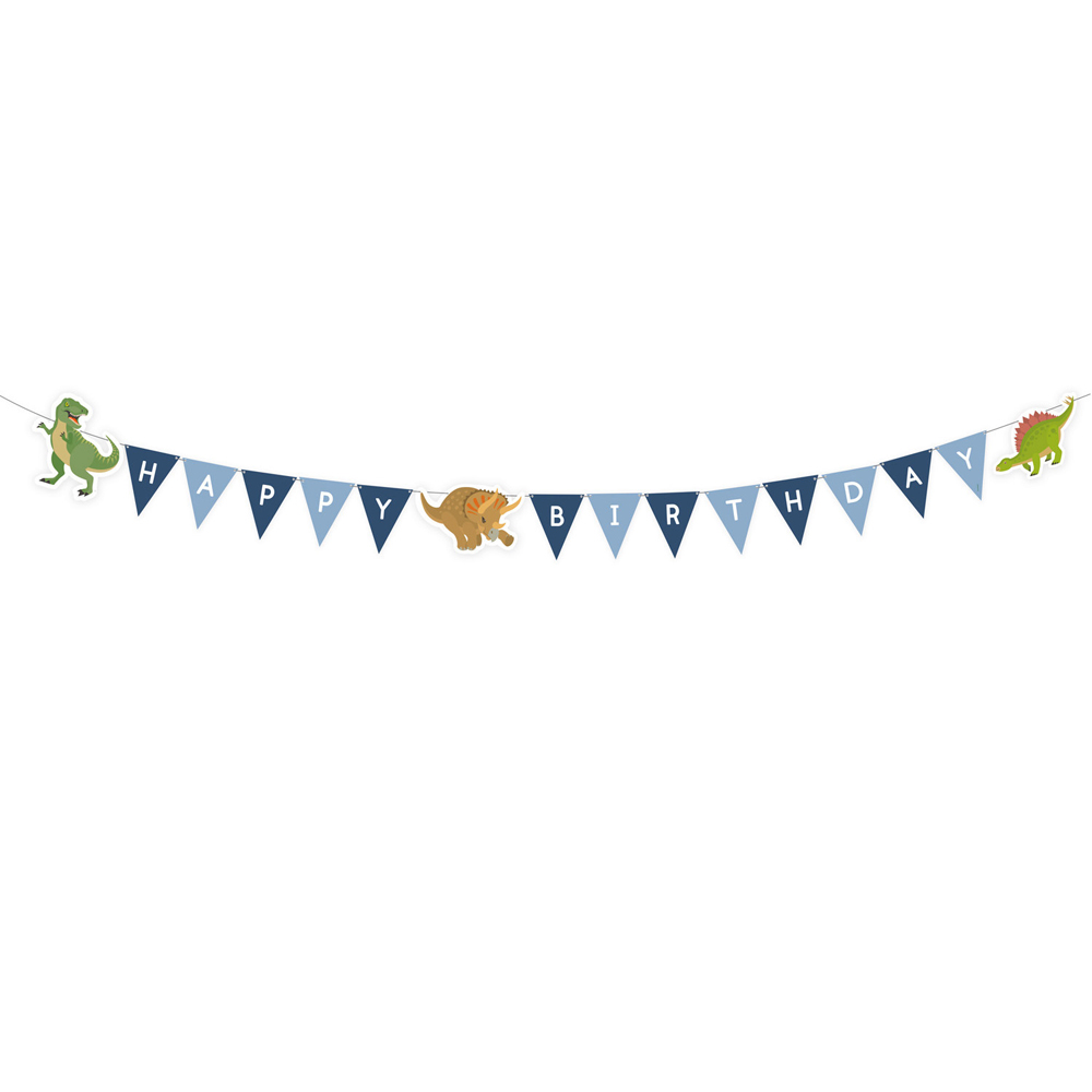 Dinosaur Vimpelbanner 180 cm til Festlige Fødselsdage