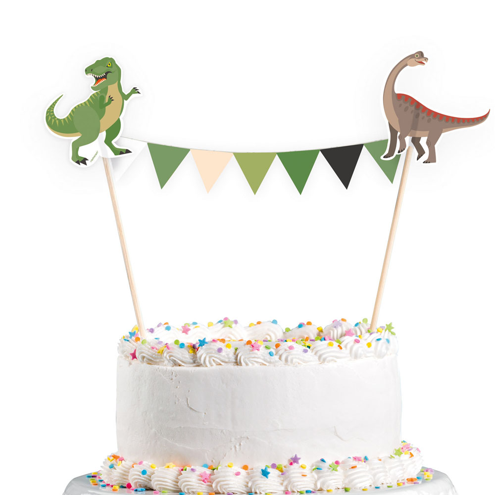Dinosaur Kagedekoration til Fødselsdag - Festligt Tema!