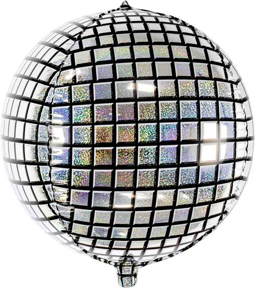 Discokugle Folieballon 40 cm til Fest og Fejring
