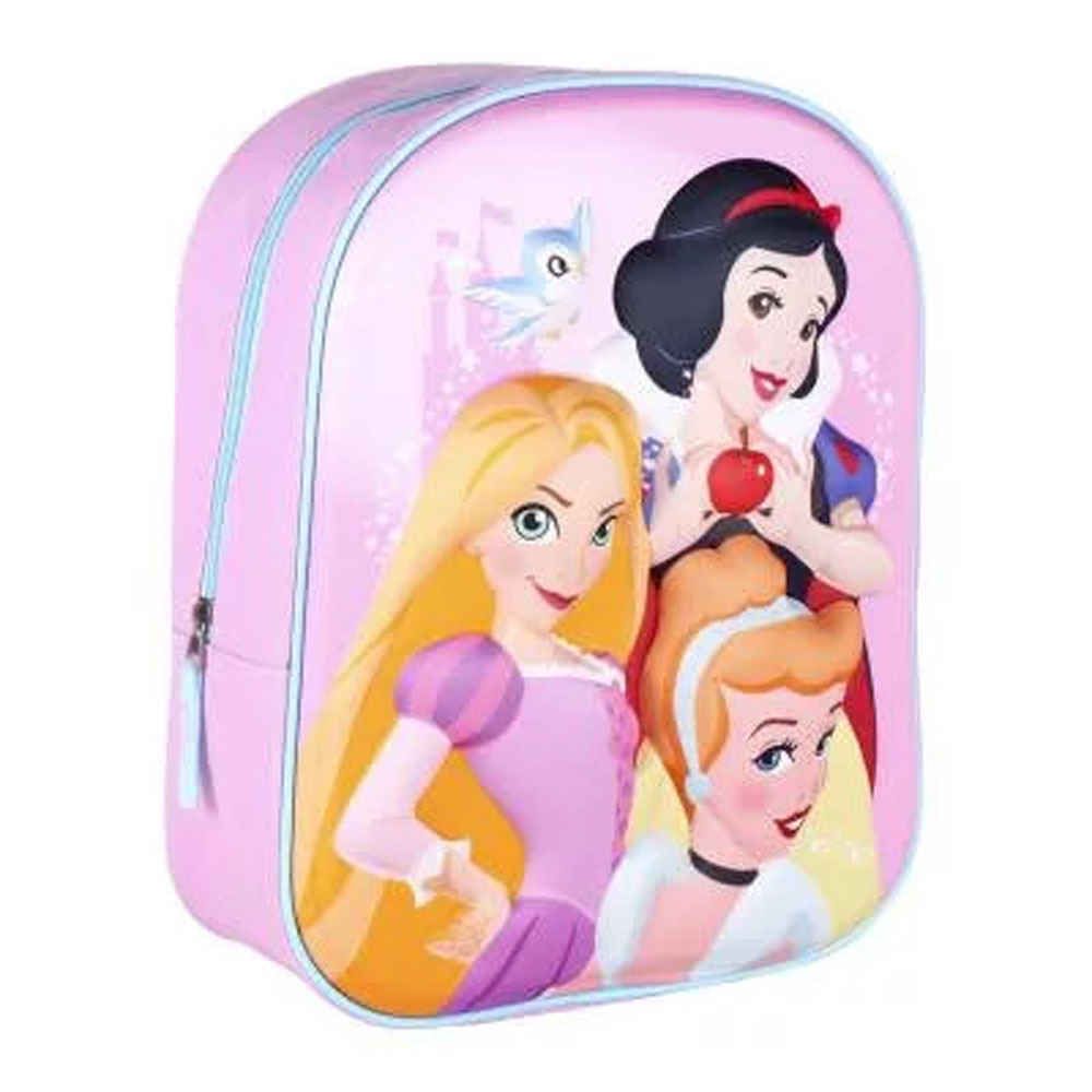 Disney Prinsesse 3D Rygsæk til Børnehave og Leg