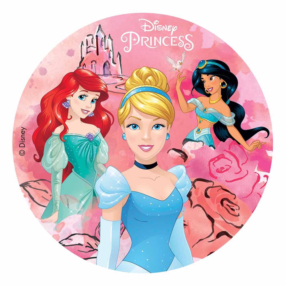 Disney Prinsesser Kageprint 20 cm – Sukkerfri Festmagie!
