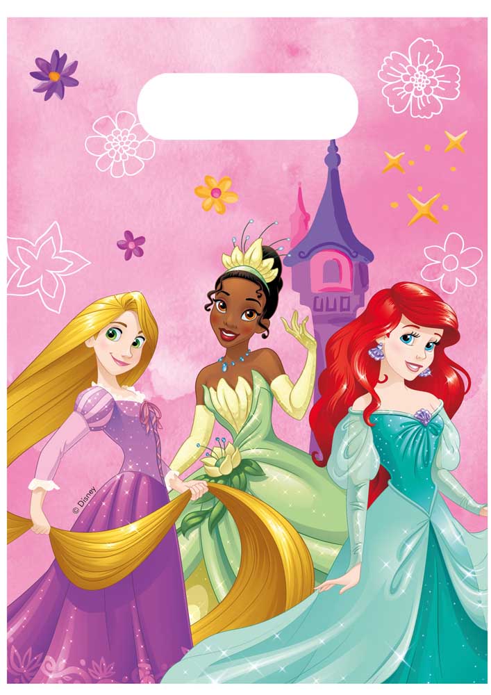 Disney Prinsesser Slikposer – 6 stk til Børnefødselsdag