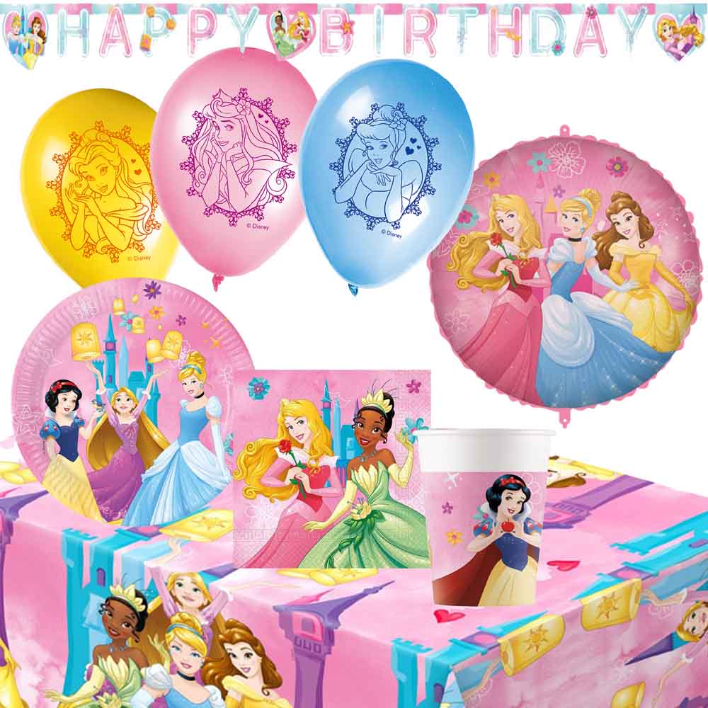 Disney Prinsesser Festpakke til 8 - Magisk Børnefest!