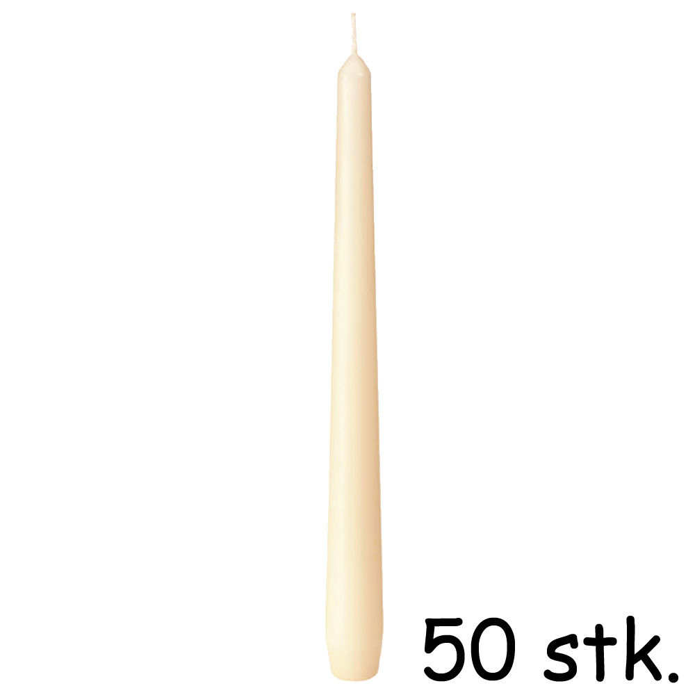 Duni Creme Antiklys 50 Stk – Ideelle til Festlige Begivenheder