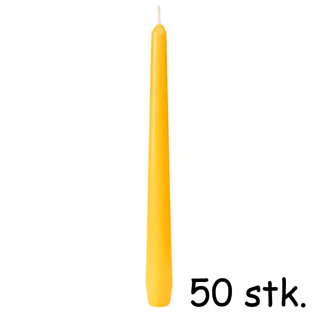 Duni Gule Antiklys – 50 Stk til Festlige Anledninger
