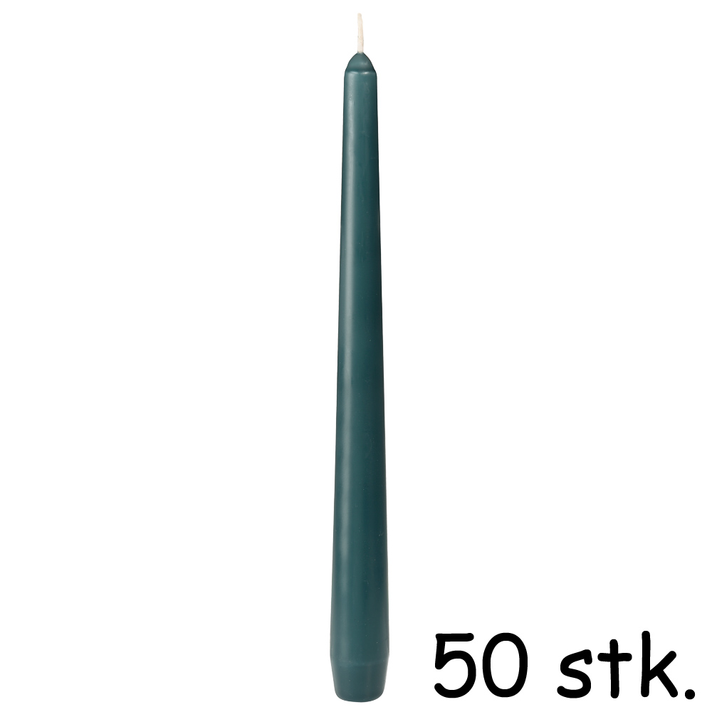 Duni Antiklys Ocean Teal – 50 Stk til Festlige Anledninger