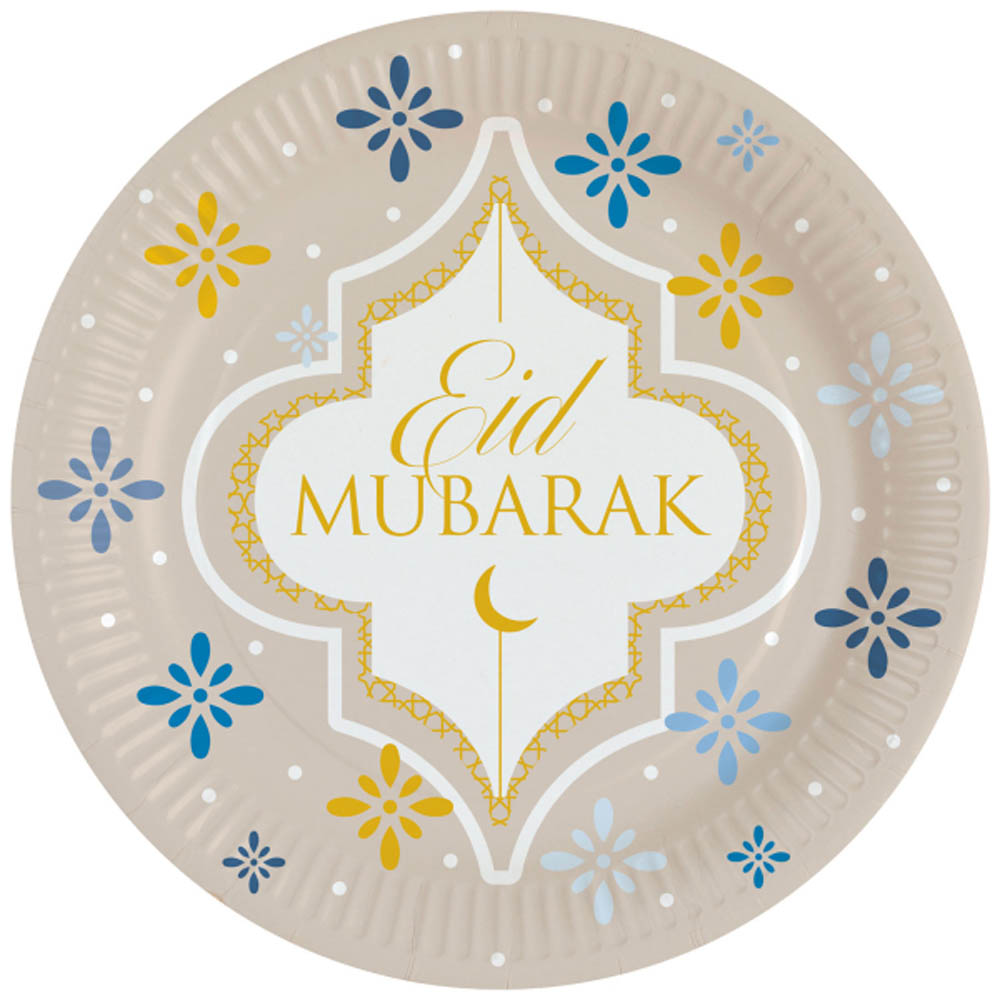 Eid Mubarak Paptallerkner til Festlig Fejring