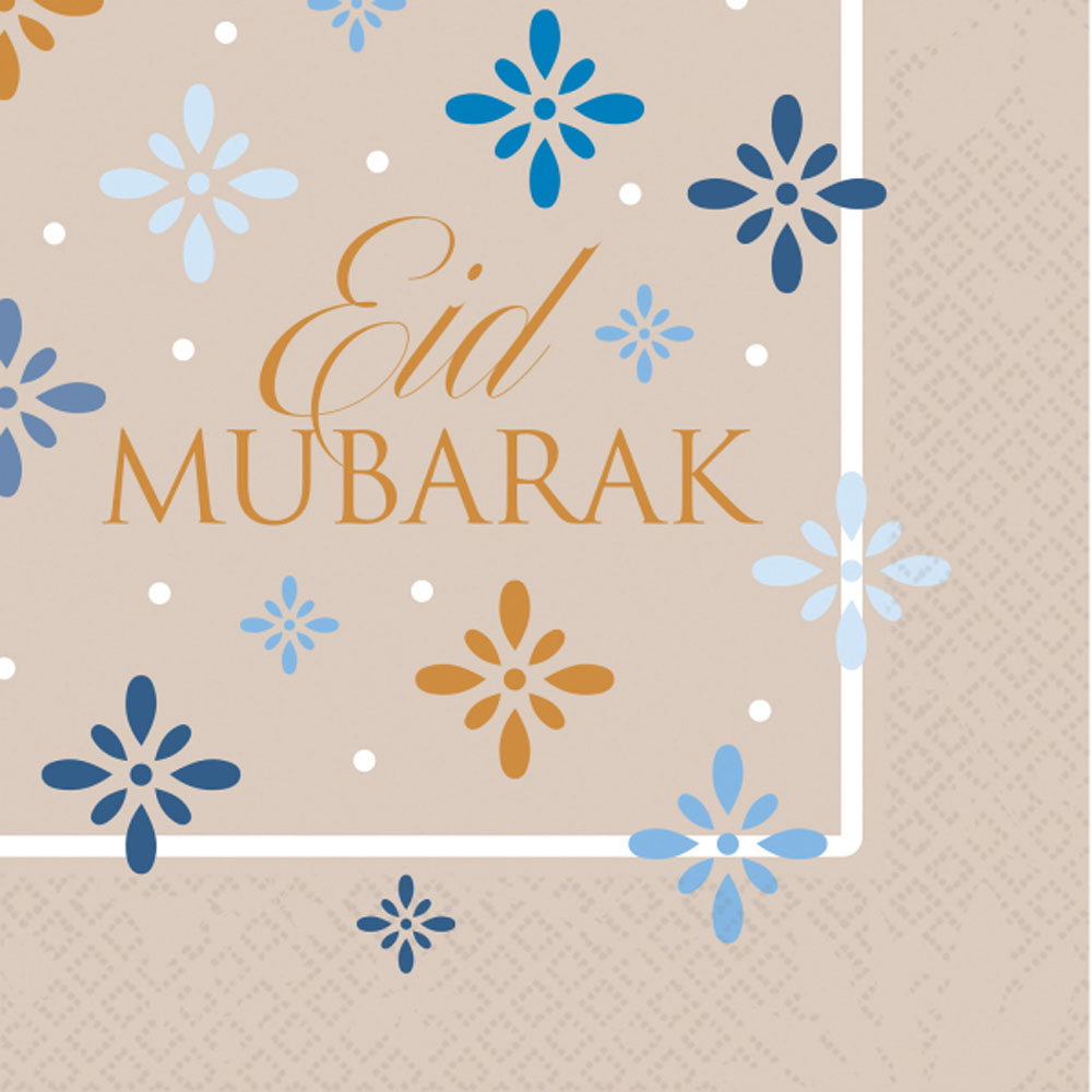 Eid Mubarak Servietter – 16 Stk til Festlig Fejring