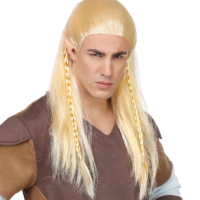 Elver Blond Lang Paryk til Mænd - Få dit nye look!