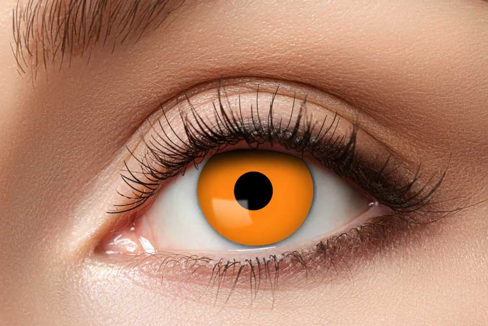 Halloween Orange Kontaktlinser – Gør Dit Look Skræmmende!