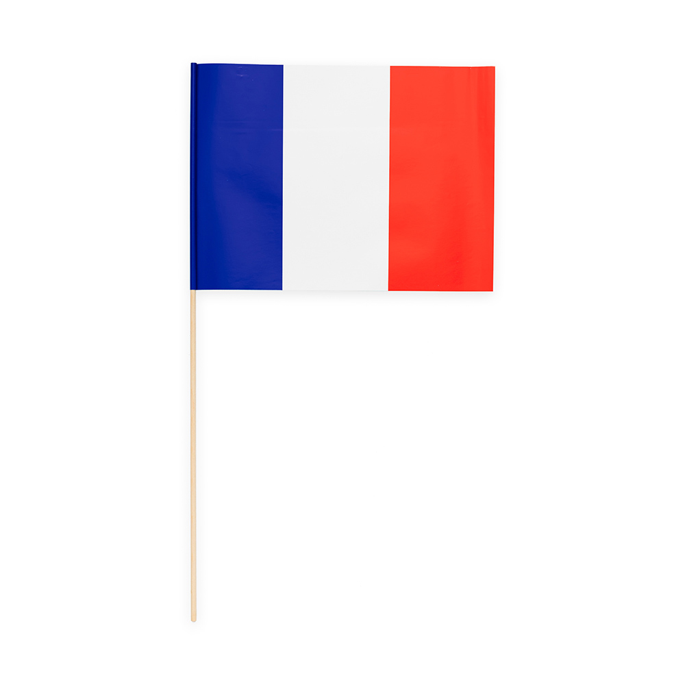 Franske papirflag – 10 stk til festlige lejligheder