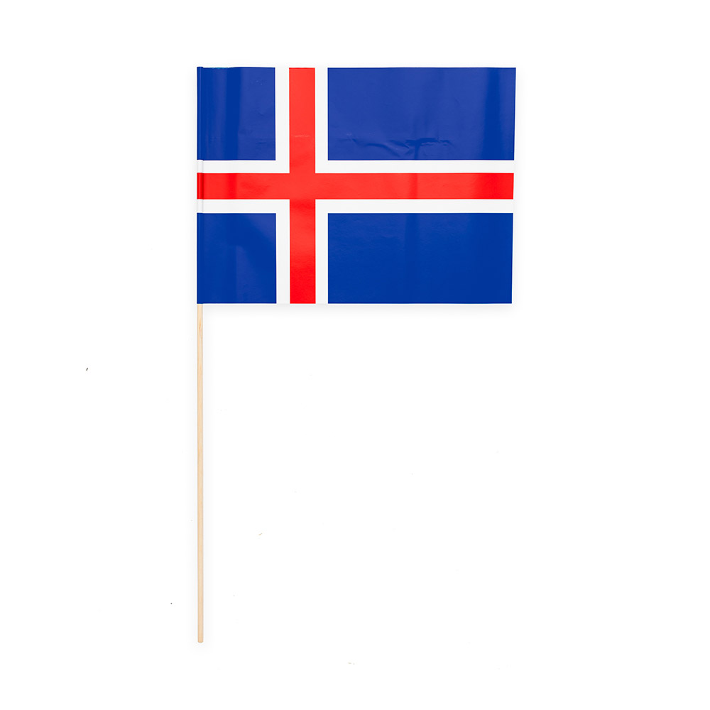 Islandske Flag på Pind – 10 Stk til Festlige Fejringer