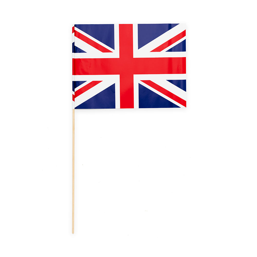 UK Flag på Pind - 10 Stk til Festlige Anledninger