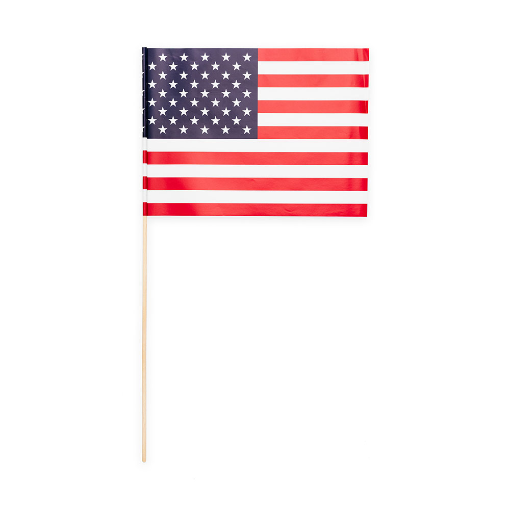 Amerikanske Flag På Pind – 10 Stk til Festlige Anledninger