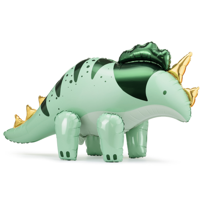 Grøn Dinosaur Folieballon - Sjov Festdekoration!