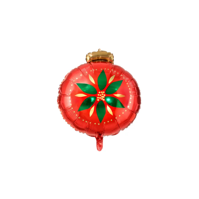 Jule Folieballon Kugle 45x45 cm - Skab Julestemning!