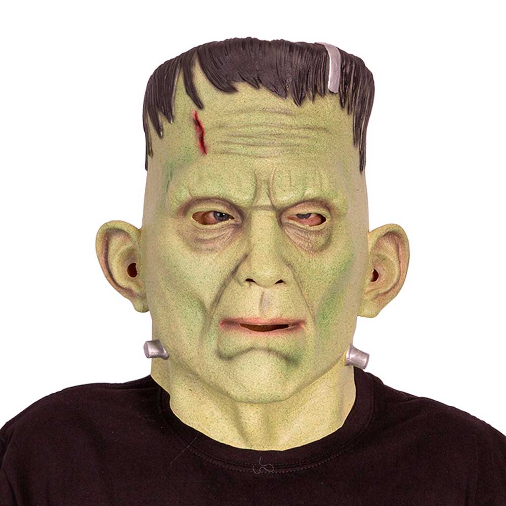 Frankenstein Latexmaske til Uhyggelig Halloween Fest!