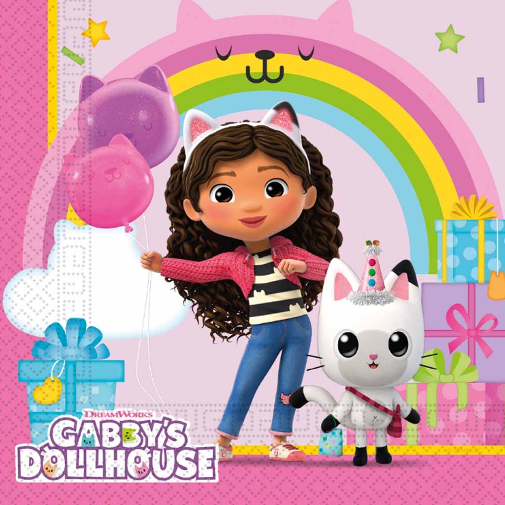 Gabby's Dollhouse Festservietter – 20 Stk til Uforglemmelige Fester